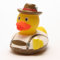DUCKSHOP I Badeente Bayrischer Bub I Quietscheente I L: 7,5 cm I Gummiente I Geschenk für Oktoberfest I Geschenk für Bayern