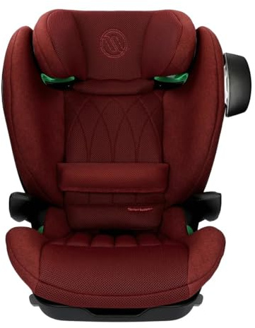 Avionaut MaxSpace AirFlow Comfort System+ Kindersitz 100–150 cm – ergonomisch, sicher & bequem – mit verstellbarer Rückenlehne – ideal zum Schlafen und für lange Autofahrten (Red)