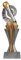 Pokal Trophäe Singen SALAKA Superstar Mikrofon mit Gravur ca. 17 cm hoch Größe S