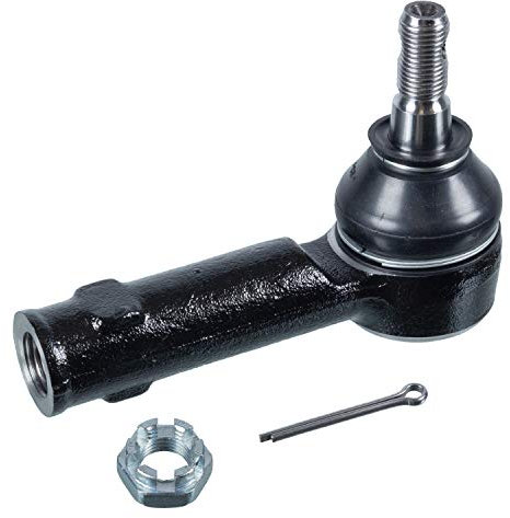 febi bilstein 48130 Spurstangenendstück mit Kronenmutter und Splint , 1 Stück