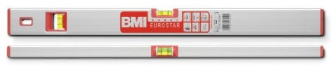 BMI Wasserwaage Eurostar (Länge 200 cm, eloxiert, 1 Stück, robust und langlebig) 690200E