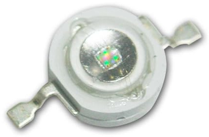 world-trading-net - 5er Set Highpower LED Chips 3W grün, superhell, ohne Platine, breiter Abstrahlwinkel