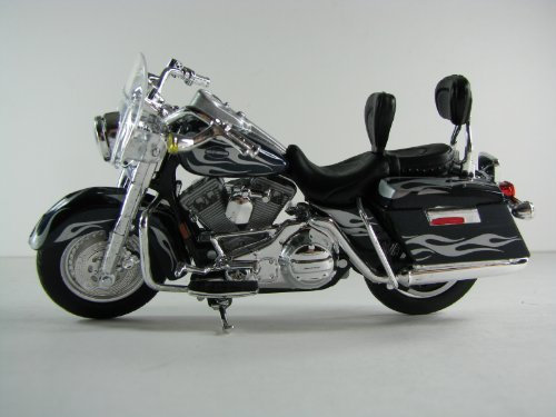 Harley Davidson FLHRSEI CVO Custom, met.-dkl.-blau/silber , 2002, Modellauto, Fertigmodell, Maisto 1:18