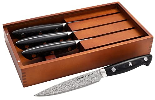 ZWILLING KRAMER Steak Knife Set, 4-pc, EUROLINE Stainless Damascus Collection