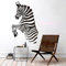 Vinyl Wandtattoo Zebra Afrikanische Tiere Safari Wandaufkleber Wandsticker Wanddekoration für Schlafzimmer Kinderzimmer Babyzimmer S116