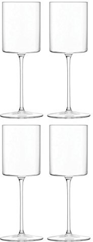 LSA Otis Weißweinglas, 240 ml, transparent, 4 Stück, Glas, Clear, (1er Pack), 4