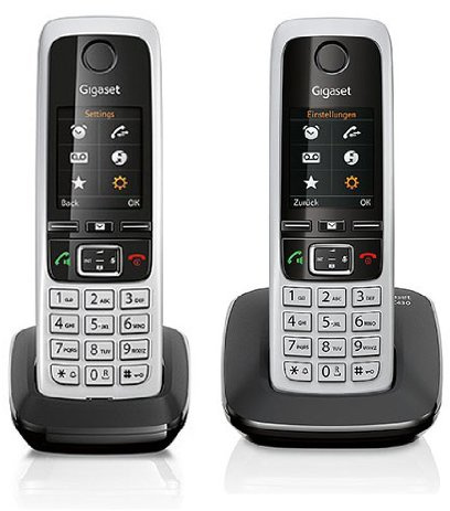 Gigaset C430 / C 430 Duo schwarz mit insgesamt 2 Mobilteilen