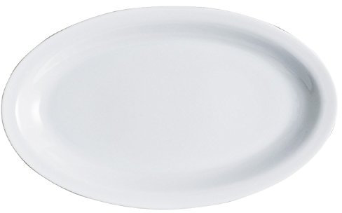 Saturnia Piatto Ovale Roma Porcellana Bianco 36cm