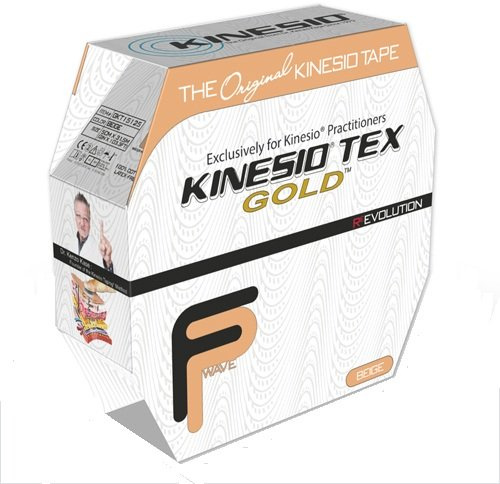 Kinesio Tex Tape -Color: Beige - 2 x 103.3 ft - Economical Clinical Bulk Size Roll (Pack of 3)