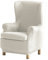 Eysa Ulises elastisch Sofa überwurf ohrensessel, Polyester-Baumwolle, 00-Ecru, 37 x 5 x 29 cm