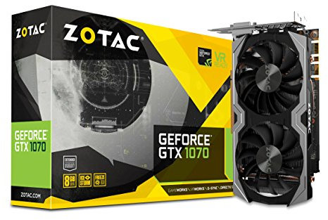 Zotac ZT-P10700G-10M NVIDIA GeForce GTX 1070 8 GB Mini Graphics Card - Black
