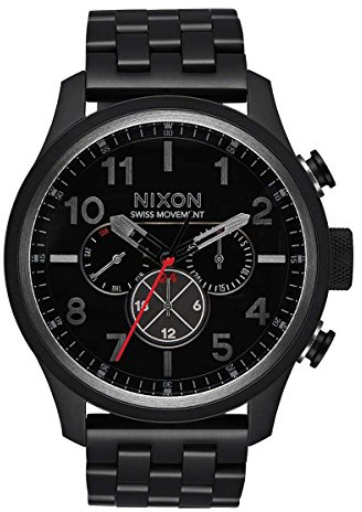 Nixon Herren Armbanduhr Digital Quarz Edelstahl A1081-001-00