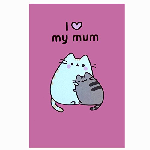 Pusheen the Cat Karte - Niedliche Karte für Geburtstagsgrüße, Innen blanko, für die Mutter zum Geburtstag