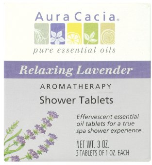 Aura Cacia Shower Relaxing Tablets, Lavender, 3 Ounce