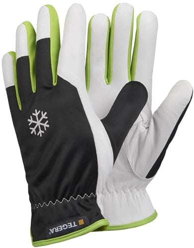 ejendals Tegera® 235 Ganzjahreshandschuhe [Mit Fleecefutter & Kälteschutz] – Arbeitshandschuhe für Montage & Transport – Verstärkte Fingerspitzen & guter Grip (Größe 7, 1 paar)