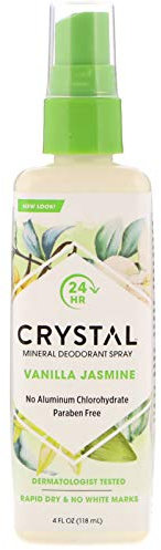 Crystal Body Deodorant, Mineral Deodorant Spray, Vanilla Jasmine, 4 fl oz (118 ml)