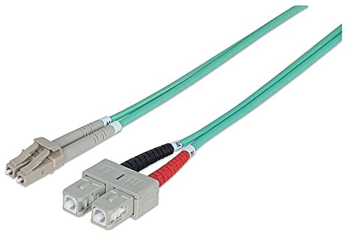Intellinet EFB Elektronik O0314.2 Duplex Jumper LC-SC 50/125, OM3, LSZH, Aqua, 2.0mm, 2m Gelb