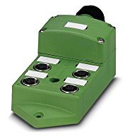 PHOENIX CONTACT SACB-4/8-C SCO Sensor/Aktor-Box-Grundgehäuse, Stundard Anwendung, M12-Speedcon-Buchse Metall Anschlussart, 4 Steckplätze, 5 Polzahl, A - Stundard Kodierung