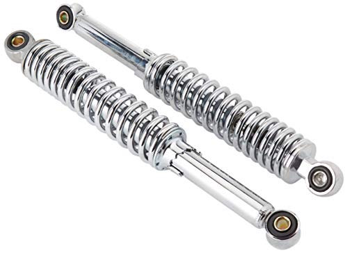 Stoßdämpfer Satz universal Chrom 340mm - Mofa, Mokick, Moped