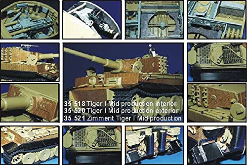 Eduard Accessories 35521 Modellbauzubehör SD.Kfz 181 Tiger I Zimmerit
