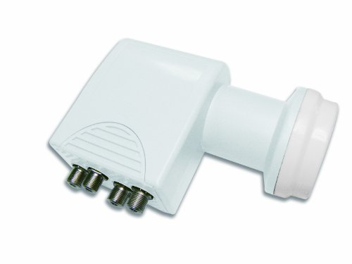 Micro Quattro Universal LNB (Full HD, 3D ready, 0,1 dB) weiß