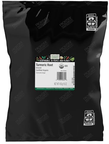 Frontier Herb Organic Ground Turmeric Root, 1 lb