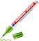 edding 3000 Permanentmarker - hell-grün - 1 Stift - Rund-Spitze 1,5-3 mm - schnell trocknender Permanent Marker - wasserfest, wischfest - für Karton, Kunststoff, Holz, Metall - Universalmarker
