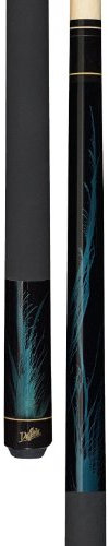 Dufferin Jet Black Pool Queue mit Rich Blue Flame