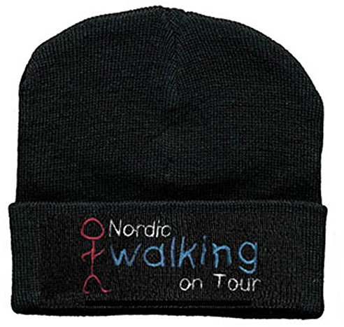 Hip-Hop Mütze Nordic Walking on tour 51095 schwarz