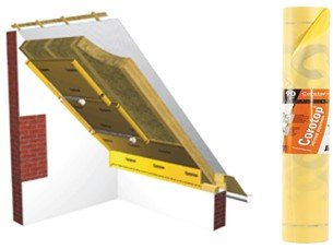 Corotop Control aktive Dampfbremsfolie Dampfsperre Folie 75m unter Dämmung