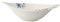 Villeroy & Boch Mariefleur Gris Serve and Salad Bowl, Premium Porcelain, Grey, 36 x 24 cm