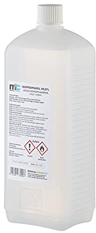 Medicalcorner24® Isopropanol 99,9% 1000ml Isopropylalkohol 1 Liter Cleaner, Reiniger