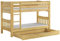 Erst-Holz Etagenbett Kiefer 90x200 cm mit 2 Rollroste, 2 Matratzen u Bettkasten 60.15-09 Ni70 M S1