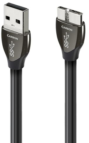 AudioQuest 1.5m Carbon Micro-USB 3.0 câble USB 1,5 m USB A Micro-USB B Noir - Câbles USB (1,5 m, USB A, Micro-USB B, 3.0 (3.1 Gen 1), Male Connector/Male Connector, Noir)