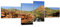 Leinwandbild Bell Gorge LW150 Wandbild, Bild auf Leinwand, 4 Teile, 100x45cm, Kunstdruck Canvas, XXL Bilder, Keilrahmenbild, fertig aufgespannt, Bild, Holzrahmen, Australien, Outback, Schlucht,