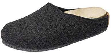 Weeger-Hausschuh mit Wechselfussbett anthrazit Gr. 45