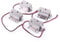 ATOPLEE 4 Stück DC 12V Mini Elektromagnetische Magnetschlösser für Schublade Schrank 27x29x18mm