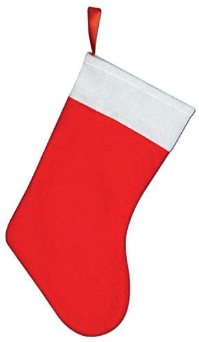 Gifts 4 All Occasions Limited SHATCHI-846 Weihnachtsstrumpf, Filz, zum Aufhängen, Rot