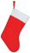 Gifts 4 All Occasions Limited SHATCHI-846 Weihnachtsstrumpf, Filz, zum Aufhängen, Rot
