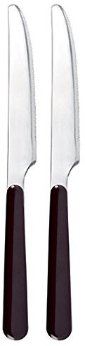 Excelsa Set Coltelli in Acciaio Inox, Bordeaux, 2 Pezzi