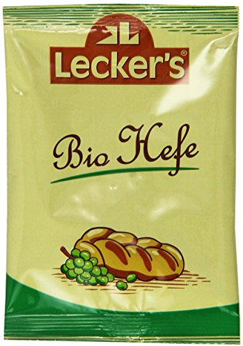 Lecker's Bio-Trockenhefe ohne Emulgator, 20er Pack (20 x 9 g)