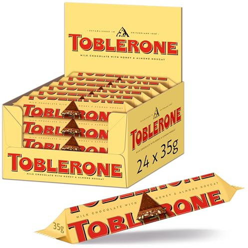 Toblerone Schokoriegel Vorratskarton, (24 x 35 g), 1er Pack (1 x 840 g)