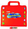 TOMY - Valisette de Dessin Aquadoodle Rouge T6659, Malette Dessin à Eau sans Taches, Jeux pour Enfants Format Voyage, Convient aux Enfants 18 Mois+