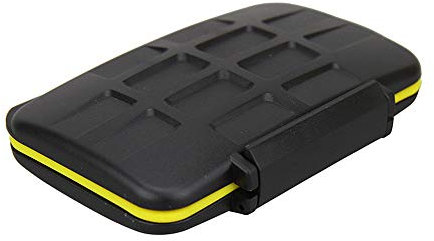JJC MC-MSD16 Professional Tough Water-Resistant Memory Card Case for 16 x Micro SD Cards