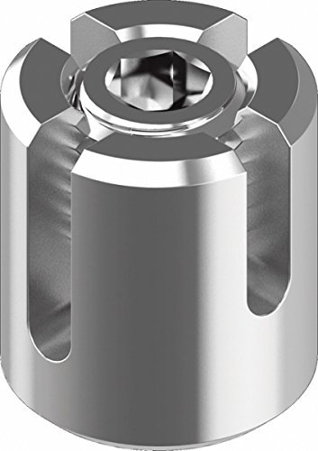 ARBO-INOX Drahtseil Kreuzklemme Drahtseilklemme Drahtseil Seilklemme Klemme Draht Edelstahl VA4 Größe 2 mm Seil