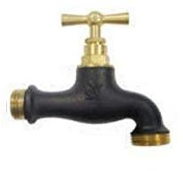 Boutte - Robinet d'arrosage bicolore Noir, 15x21/20x27 - BOURO0182930