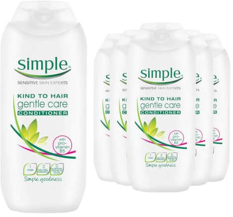 Simple Kind To Hair Gentle Care Conditioner, 200 ml, 6er Pack (6 x 200 ml)