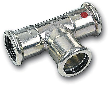 SANHA 24130 Therm T-Stück 22x15x22, 10