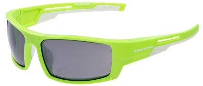Cratoni Fahrradbrille Raw, Neon Green Matt/White, One Size