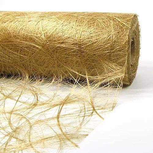 SIZOWEB TISCHLÄUFER, 25m, Gold 1800, 30cm breit